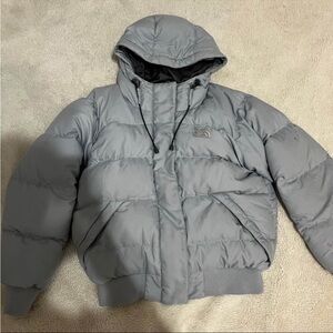 Baby blue north face 550 puffer